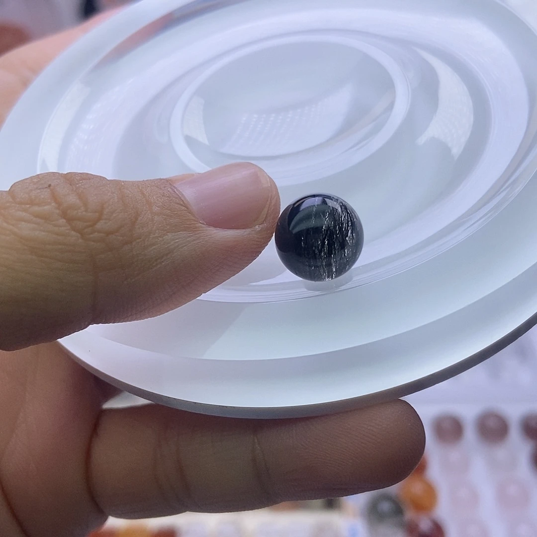 不***气银S925镶嵌手链水晶天然水晶定制打孔不退换