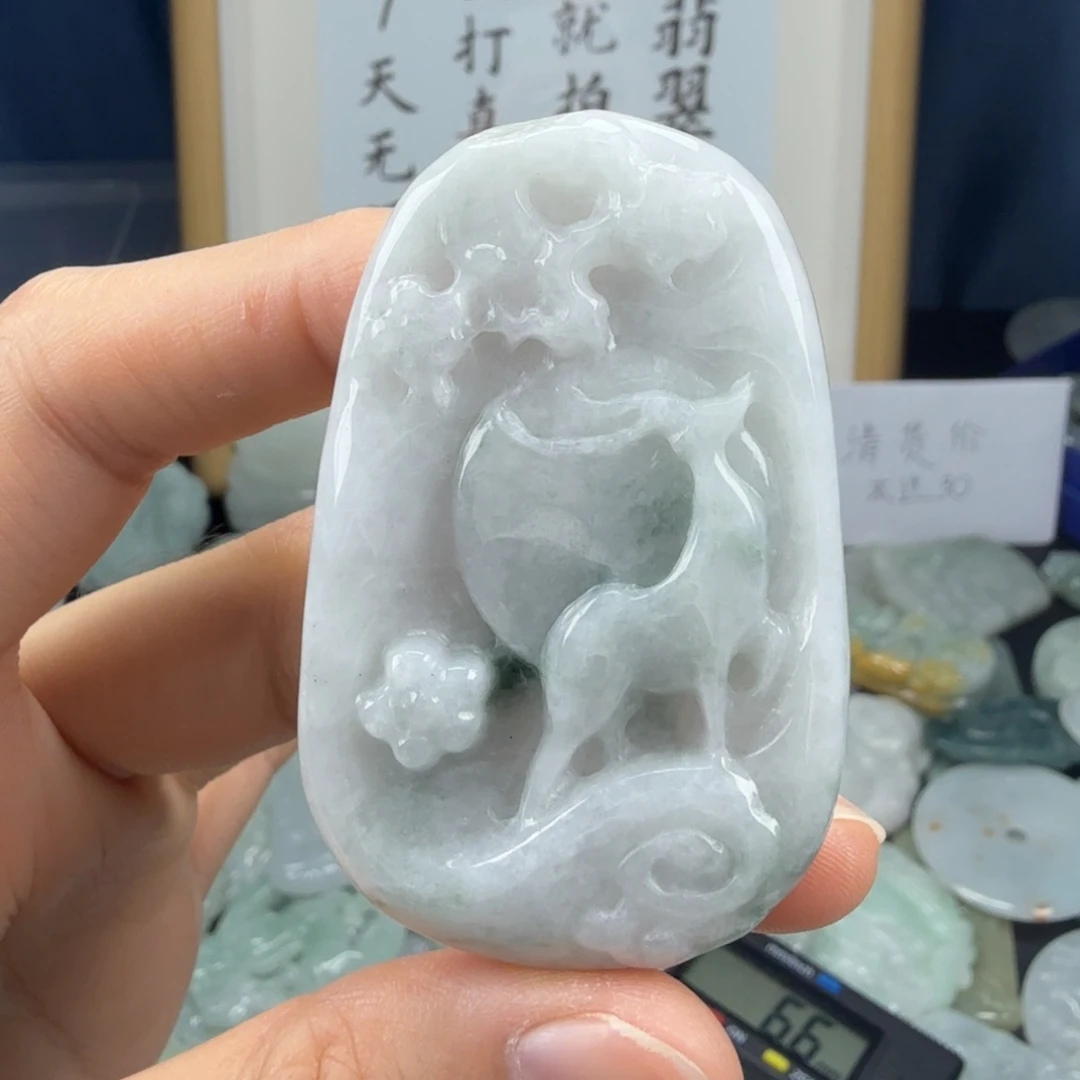 颈饰未镶嵌翡翠翡翠