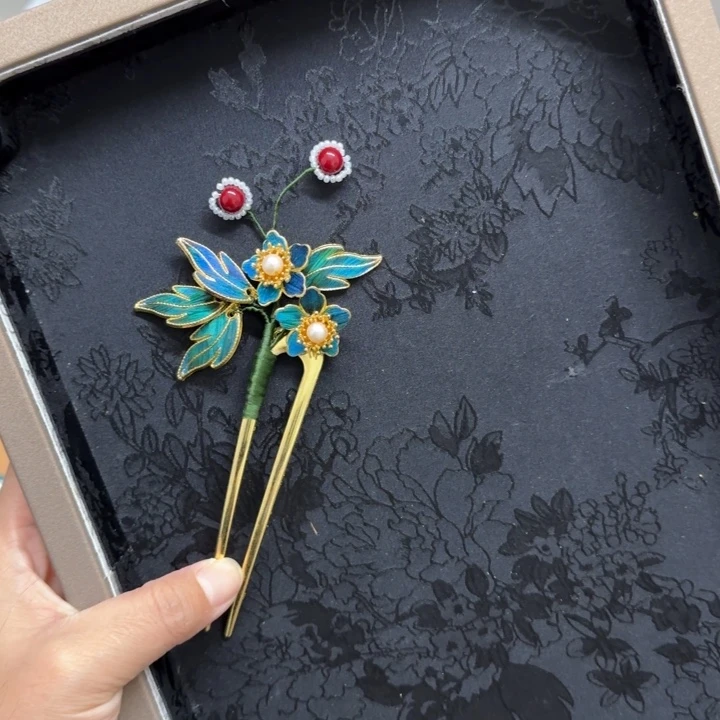 醋酸铁合金鹅毛仿点翠