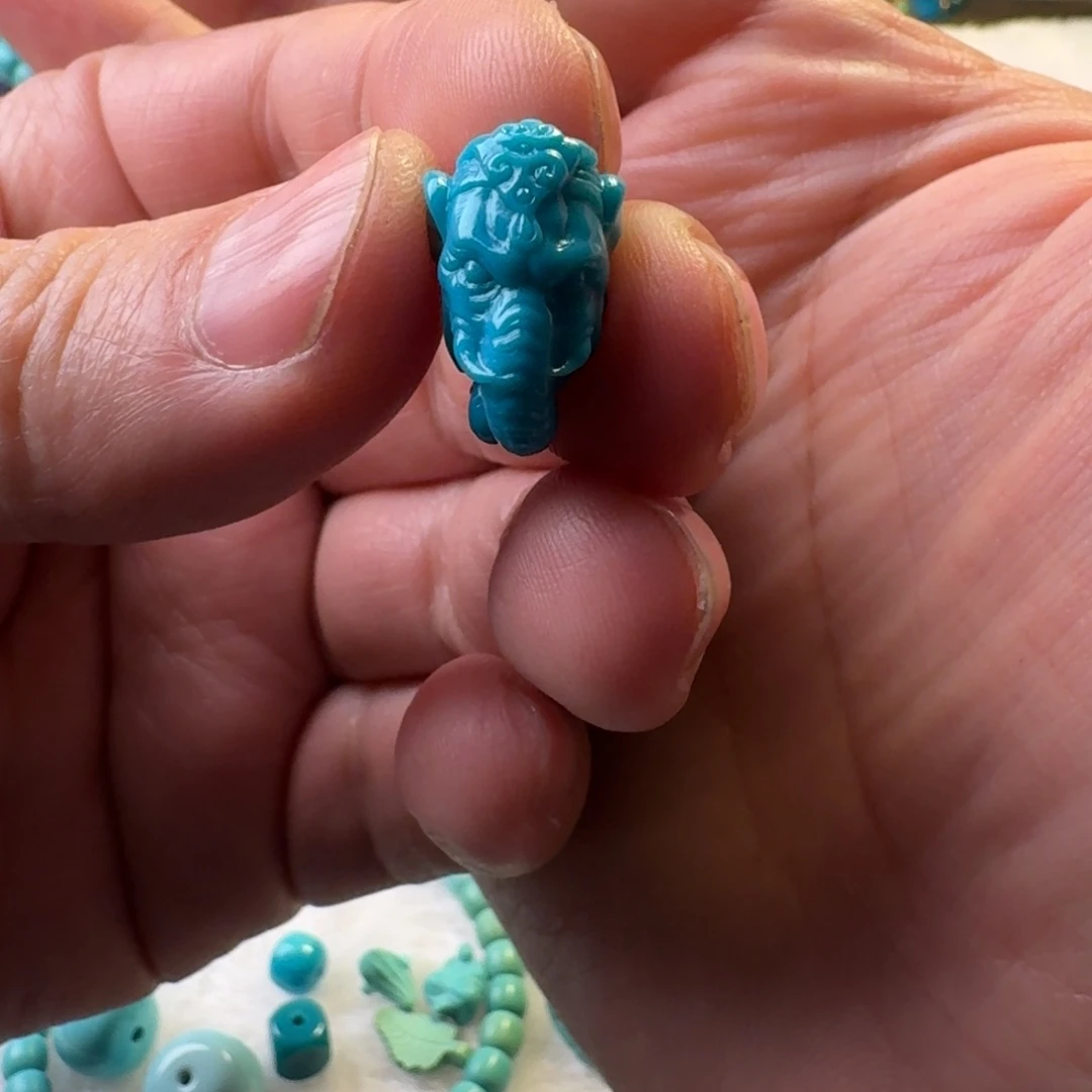 绿松石珠宝奇石未镶嵌