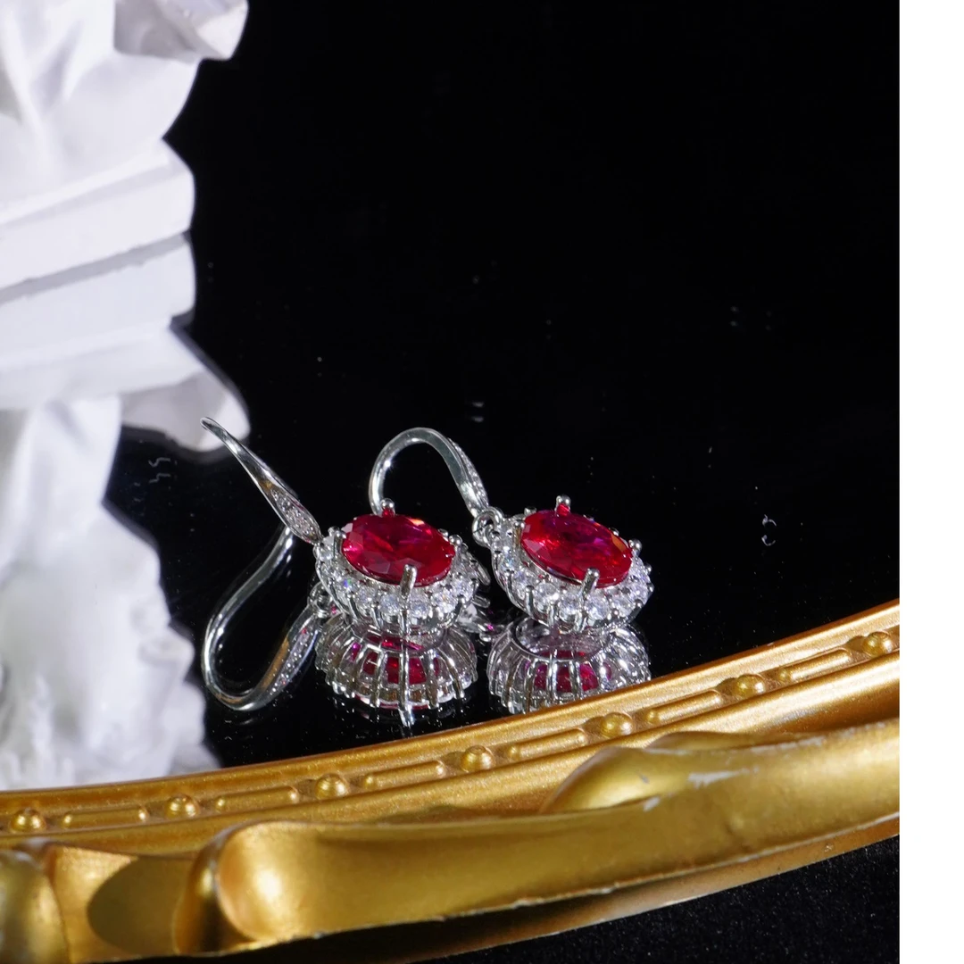 【粉丝专属】高奢臻品红宝石耳饰 5873