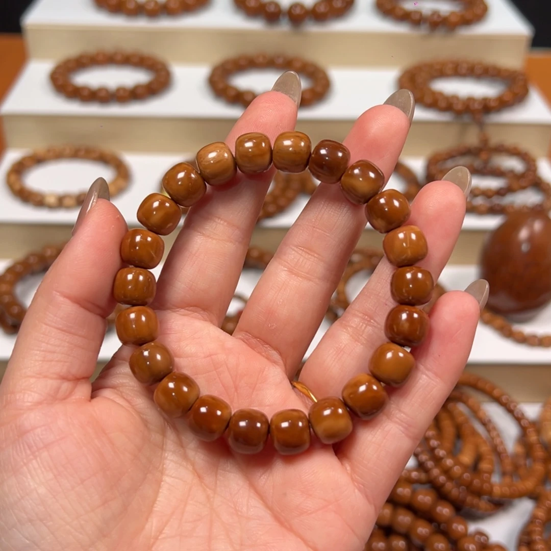 库克手串9*10老型单圈有冰裂