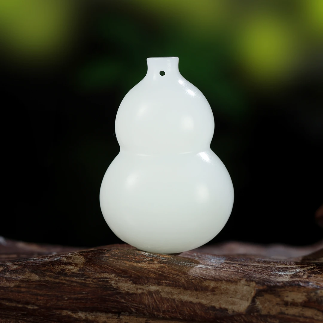 此冬/和田玉白玉福禄吊坠