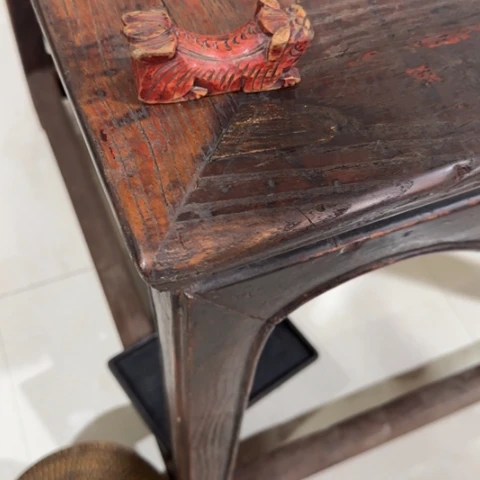 白***计有机玻璃老家具仿古看盘子