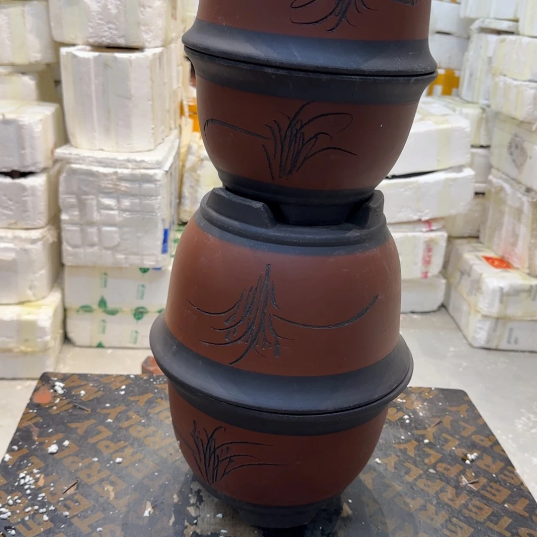 紫砂花盆口径18.12/14.10口径