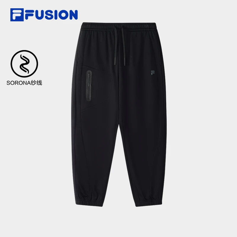 Fila/斐乐女款2025冬季新款针织休闲裤弹力舒适时尚运动裤束脚裤