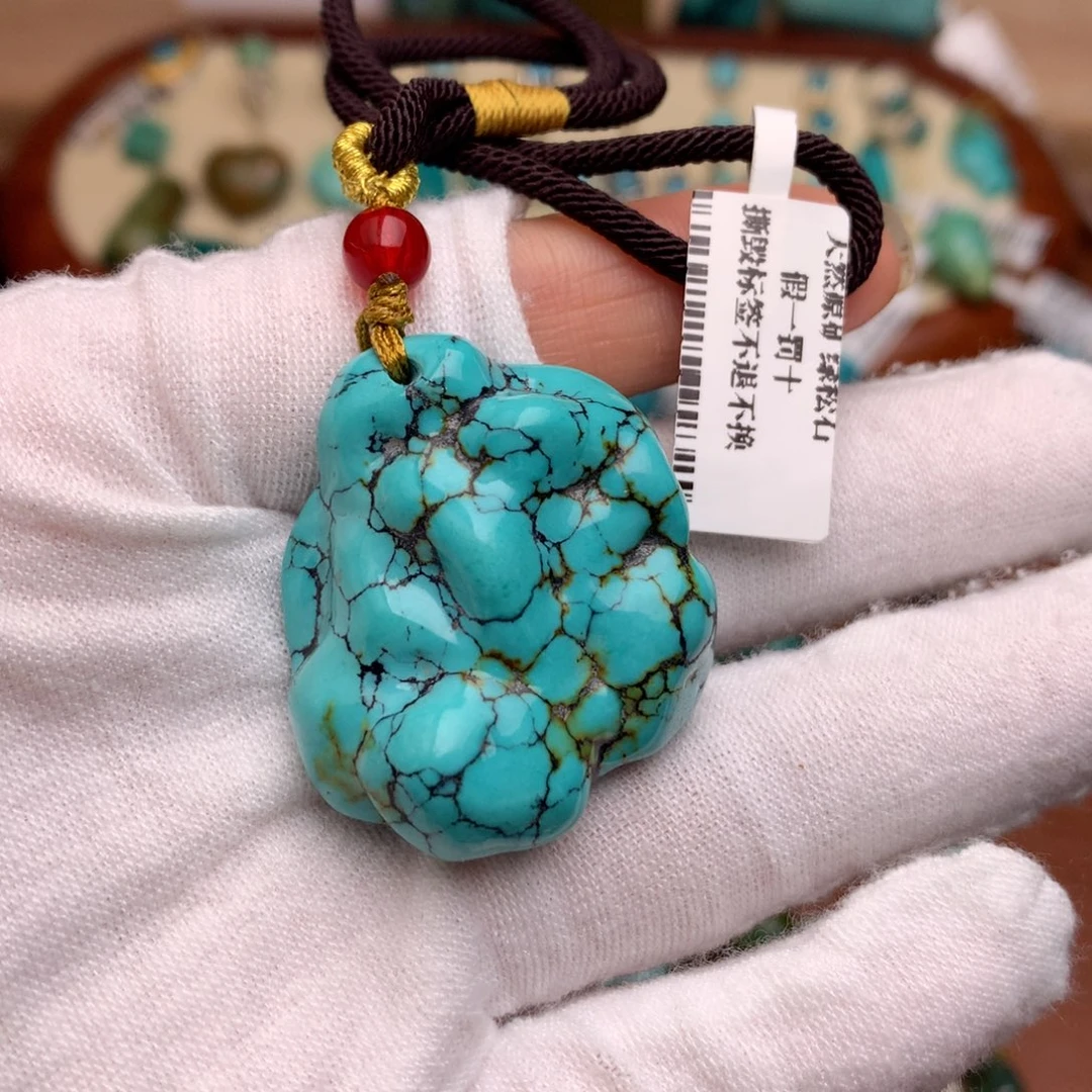 天***6绿松石未镶嵌珠宝奇石