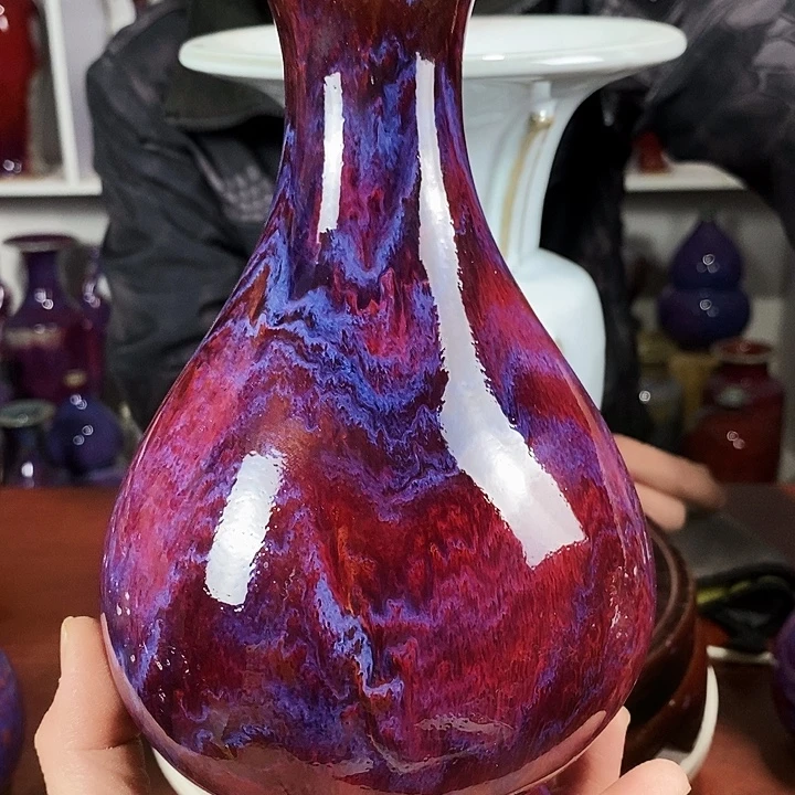 郑***刘尚峰钧窑作品摆件