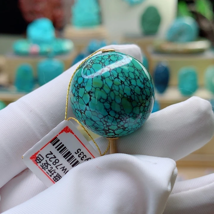 未镶嵌绿松石珠宝奇石