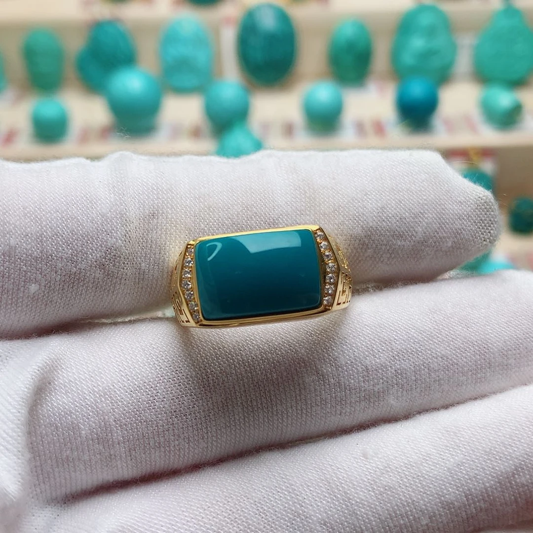 绿松石珠宝奇石未镶嵌