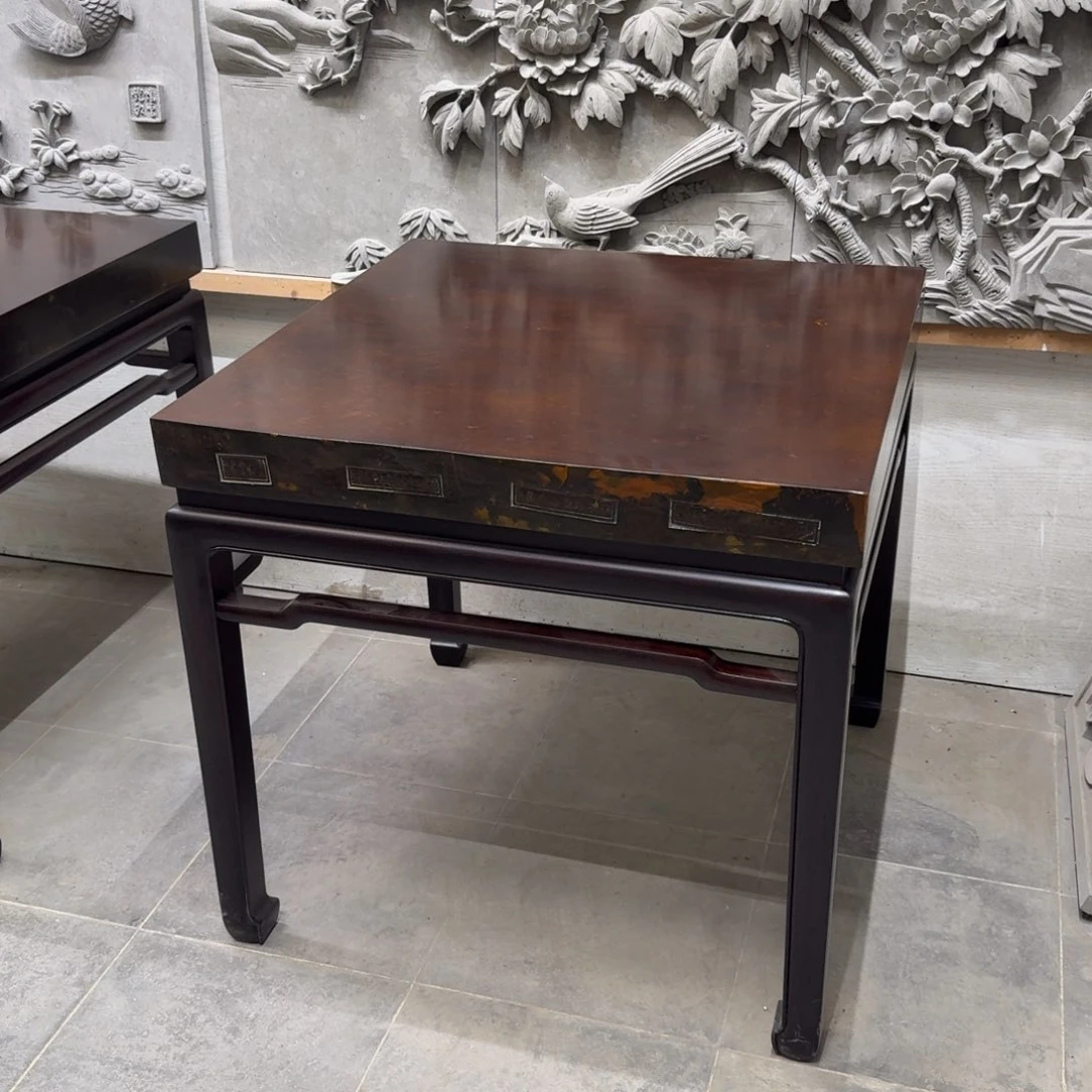 砖雕80x80 乌金色 一套 高77cm