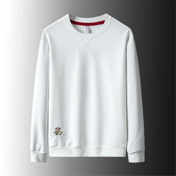 春秋圆领开衫款男生秋季厚款卫衣