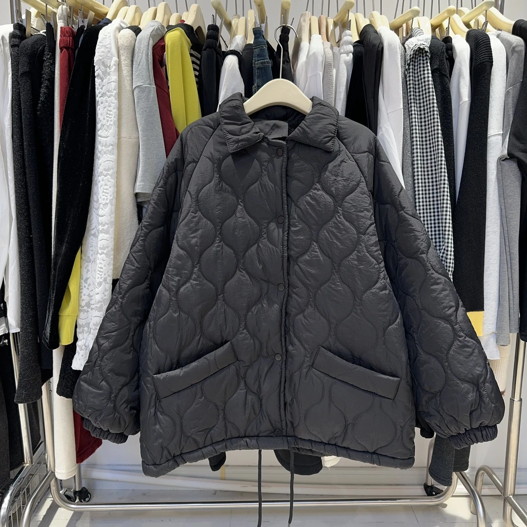 （沈阳五爱女装）福利款翻领棉服