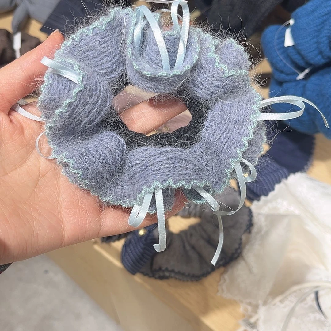 布艺非金属蓝灰针织小小蛮腰
