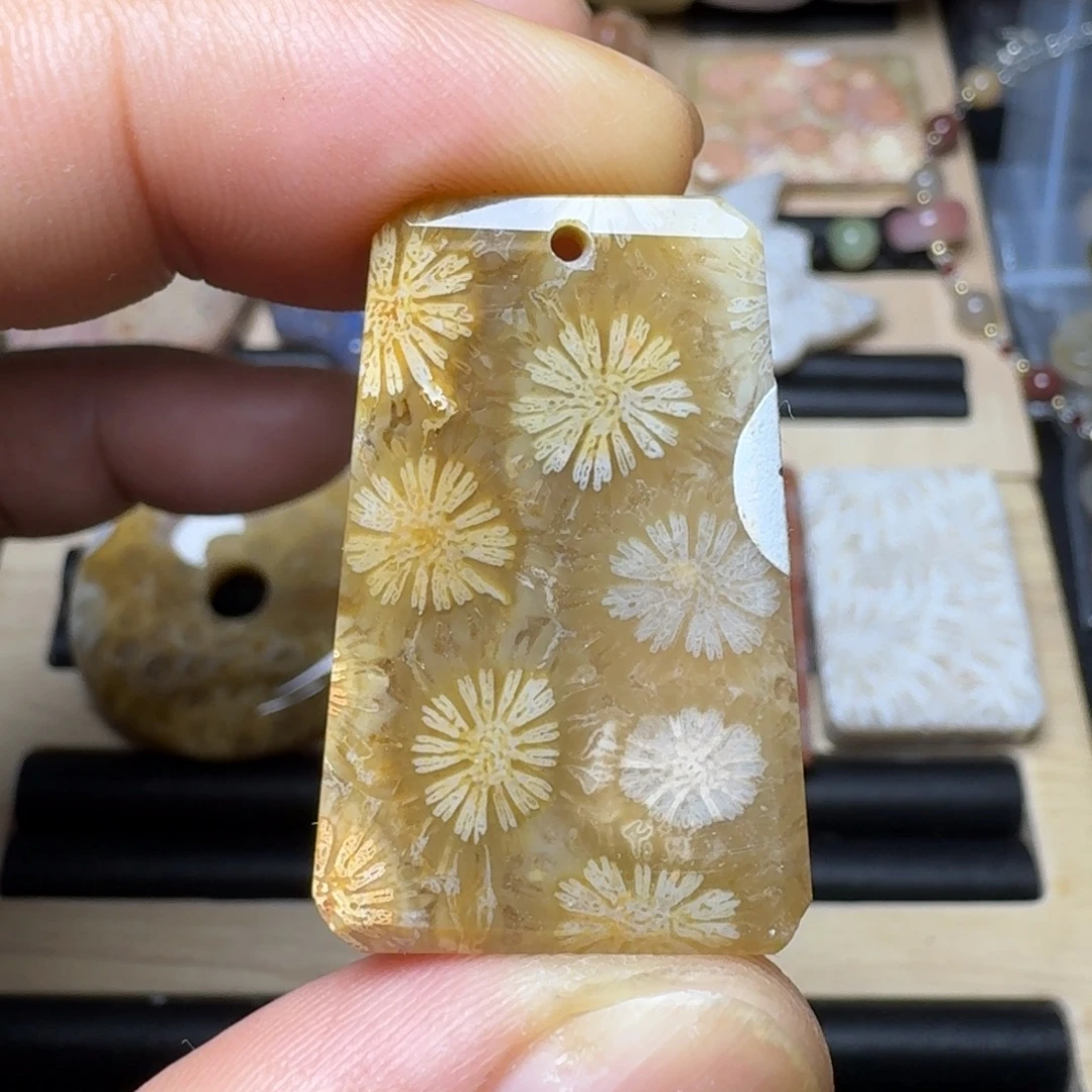 未镶嵌纯天然色有机玉石保真色硅化玉