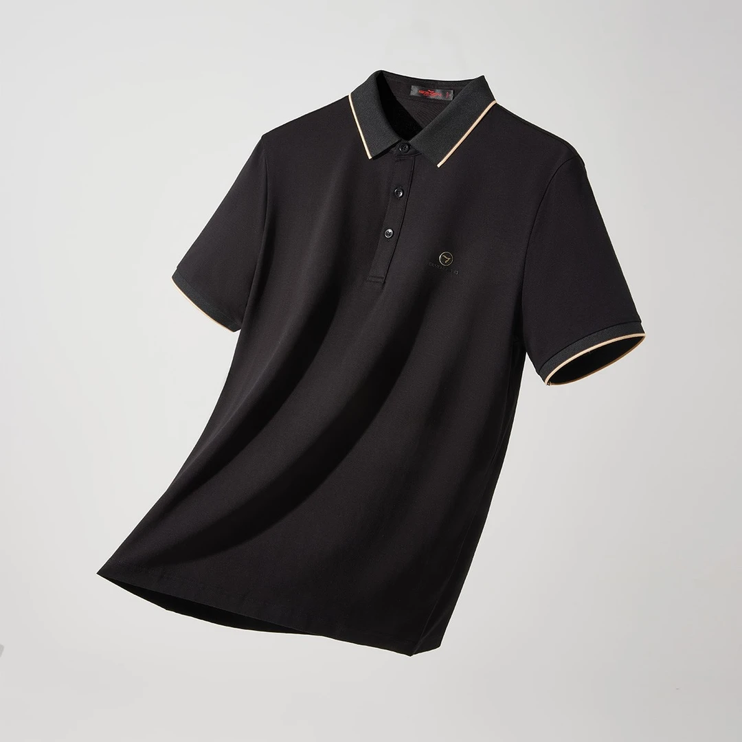 【5A防螨】柒牌时尚polo衫短袖2025夏季新款凉感透气轻奢痞帅男装