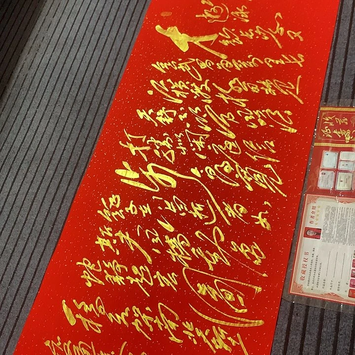 书法西*狼冯伟老师红头像游泳