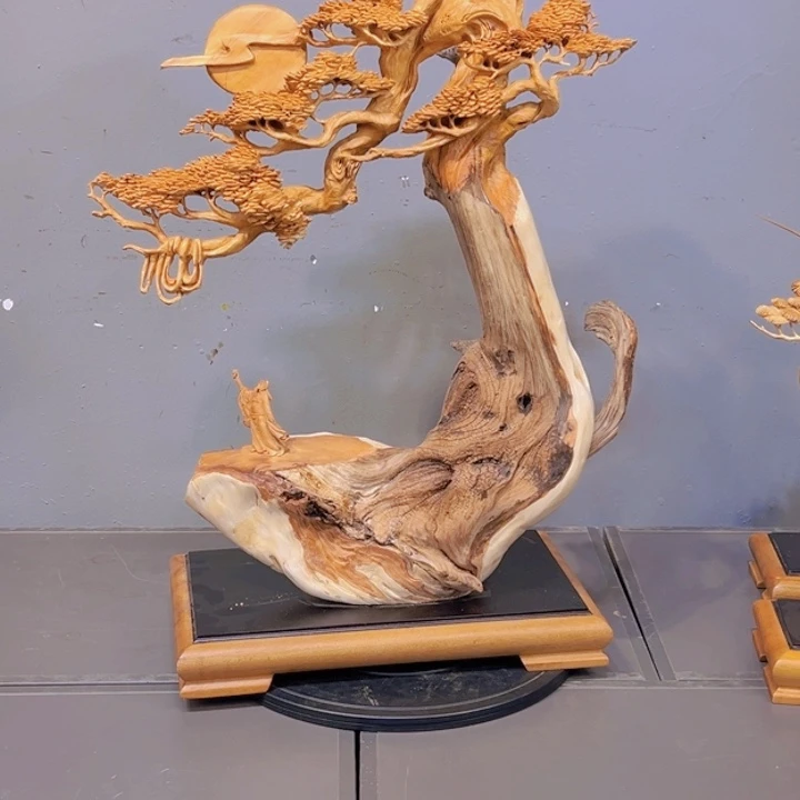 柏木（崖柏）君**笑太行崖柏迎客松