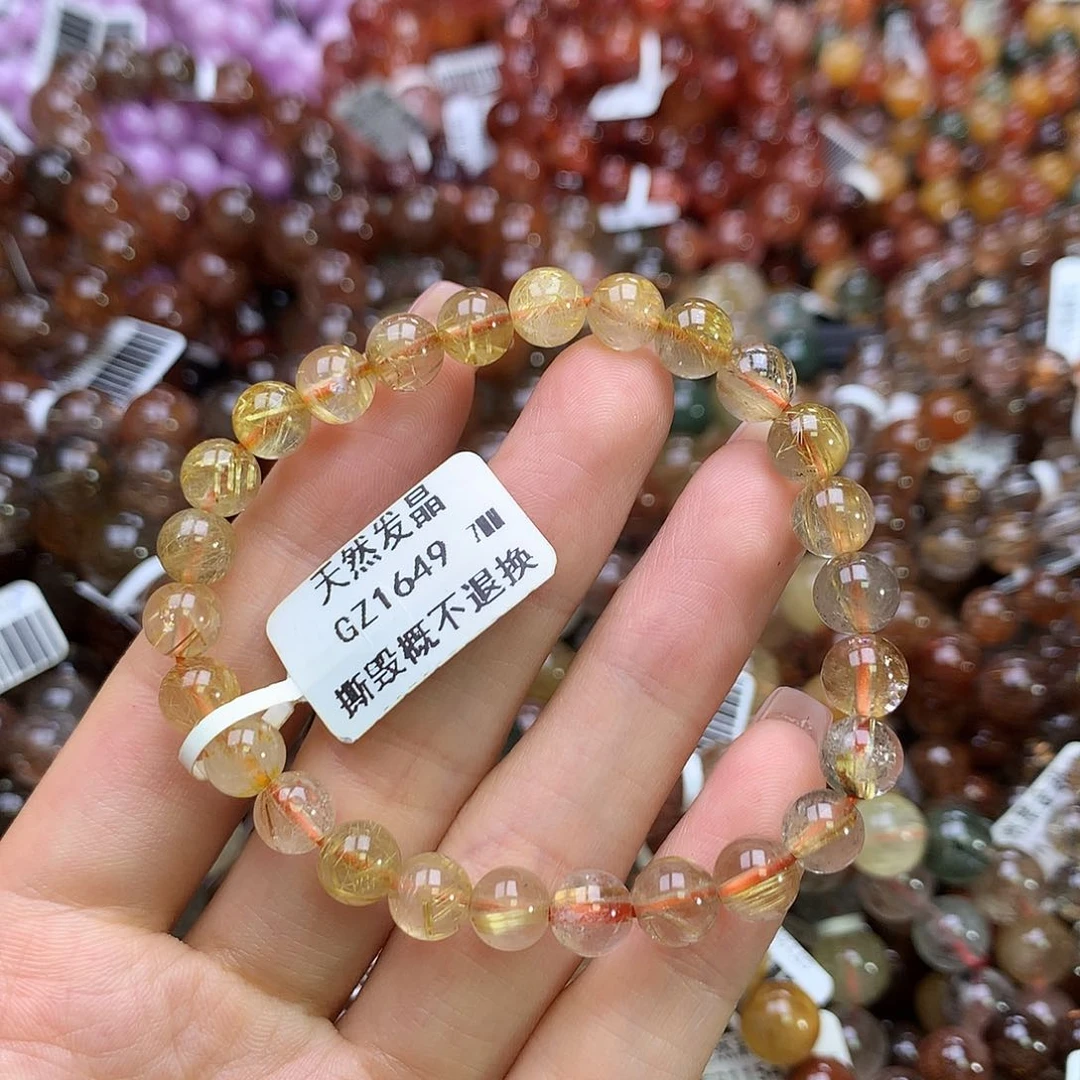 水晶手链未镶嵌，