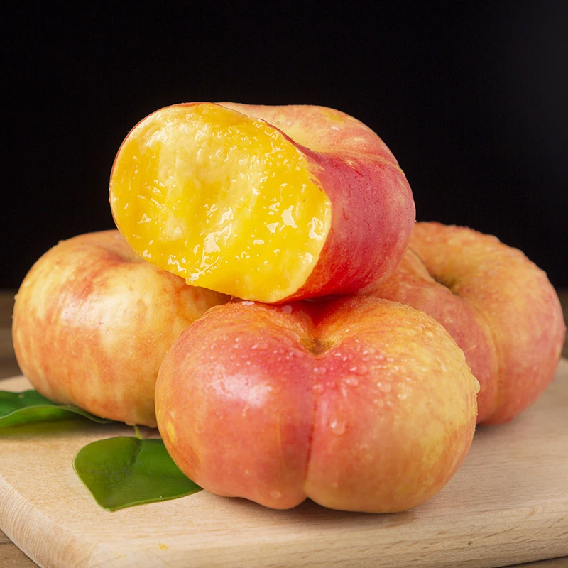 【春涧浅雨】山东彩虹油蟠桃3斤（约7-12个）/4.5斤 （约12-18个）