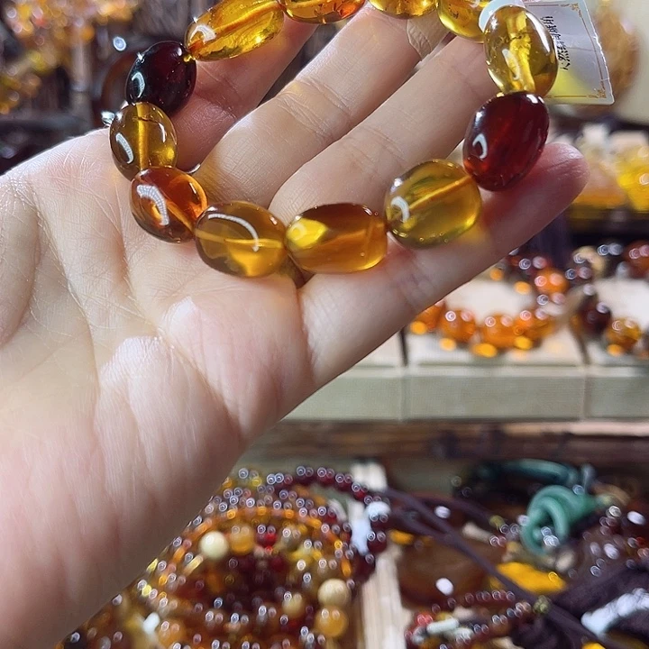 未镶嵌颈饰琥珀天然缅甸琥珀