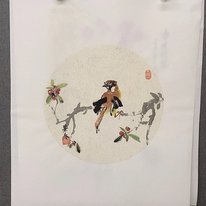 国画手绘手写作品150