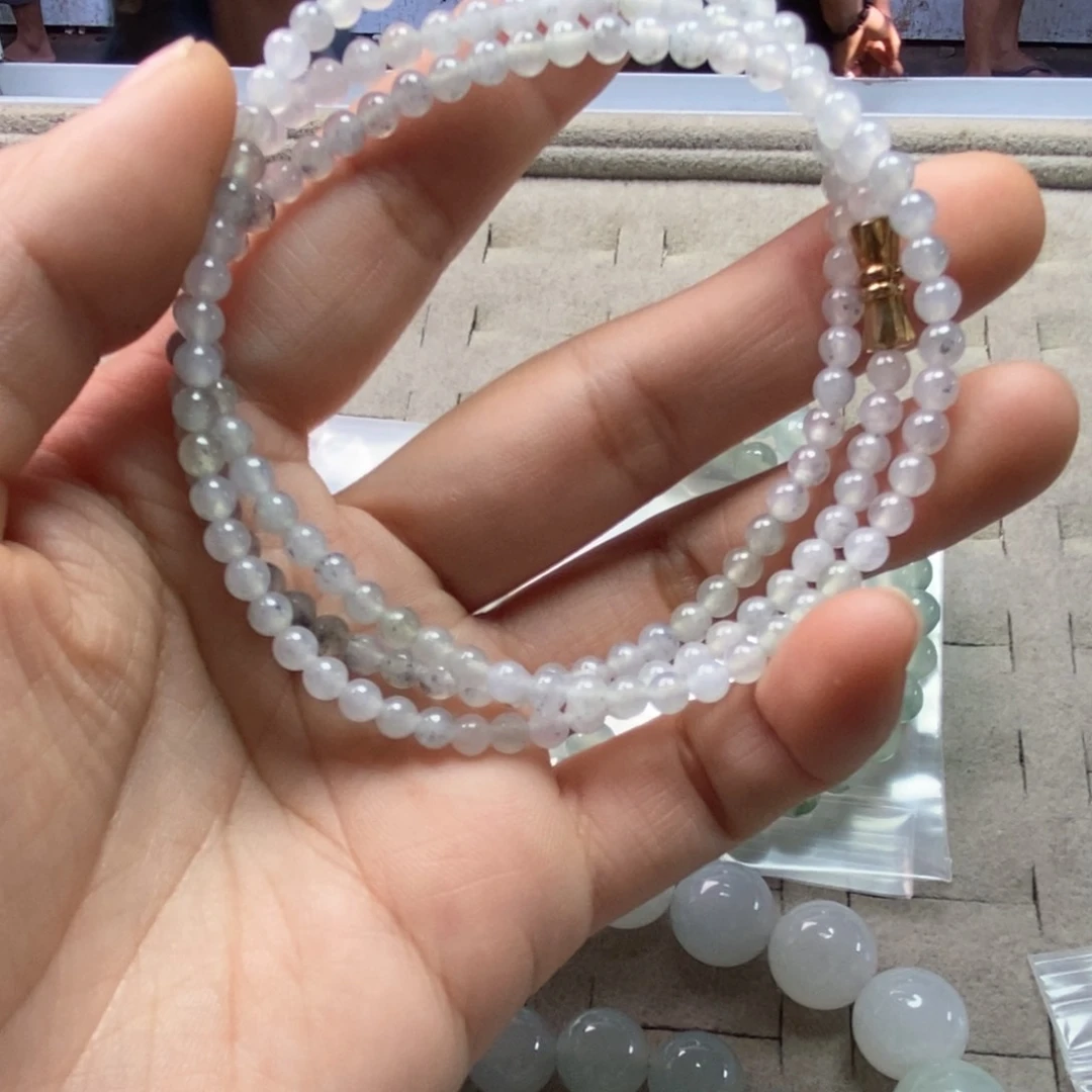 【闪购商品】定制翡翠未镶嵌鱼*酱翡翠定制手链