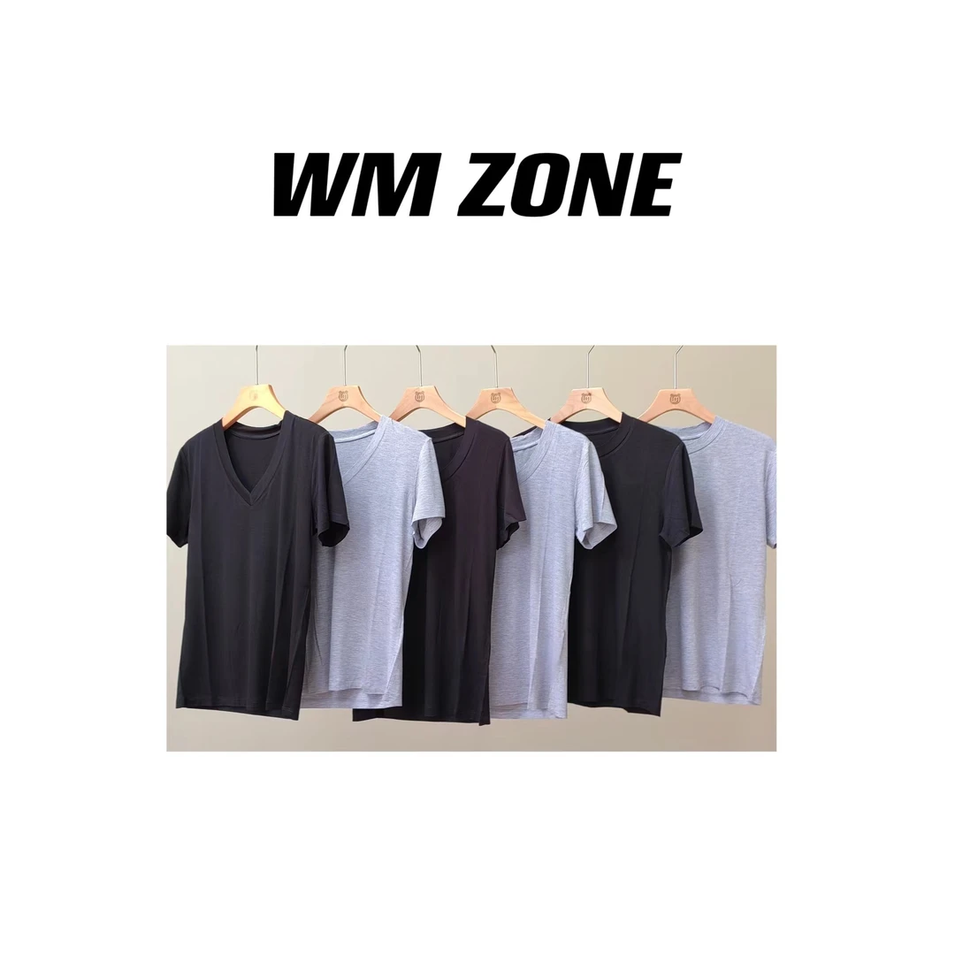 虎儿 4-1998 数字刺绣简约休闲短袖