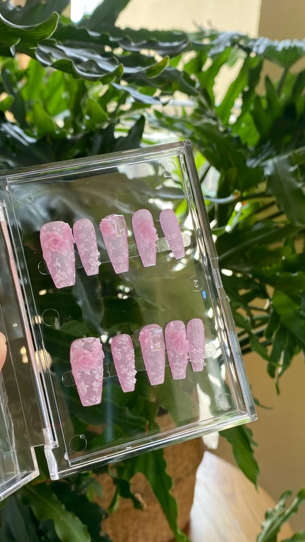 【桃夭】梵花系列纯手工穿戴甲-梵耀