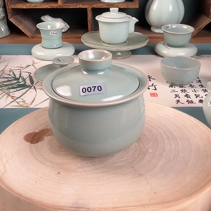 杯0070 青鸾汝瓷汝州发货微瑕