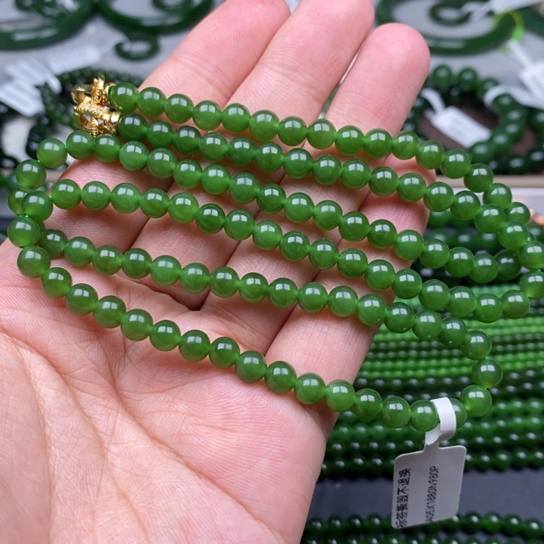 项链未镶嵌和田玉（碧玉）卡6