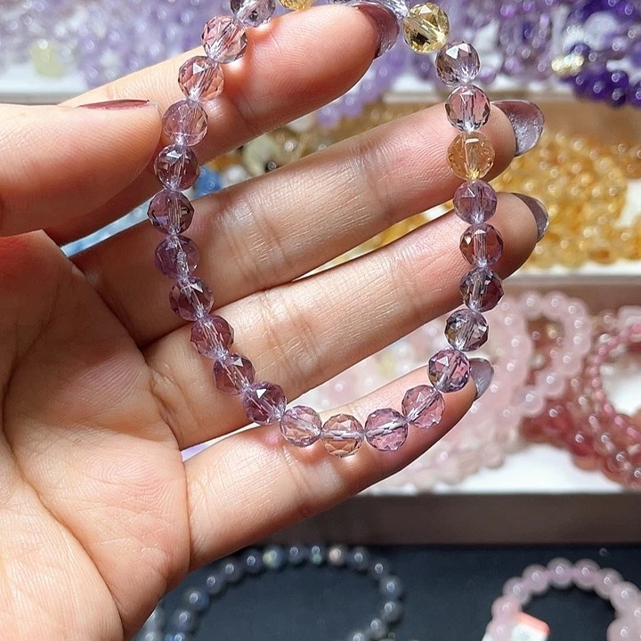 未镶嵌手链水晶紫水