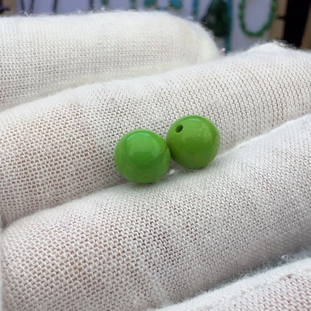菜籽黄圆珠7.2mm兰