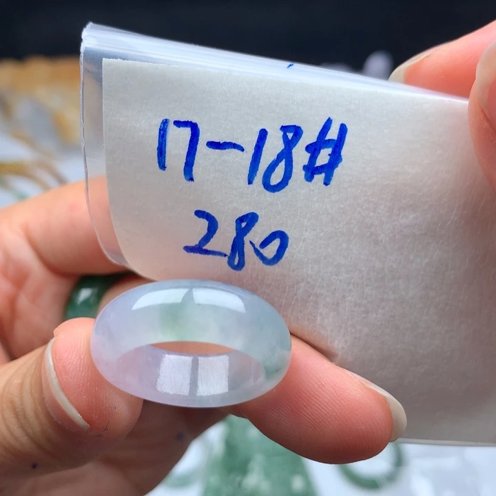 未镶嵌戒指翡翠戒圈