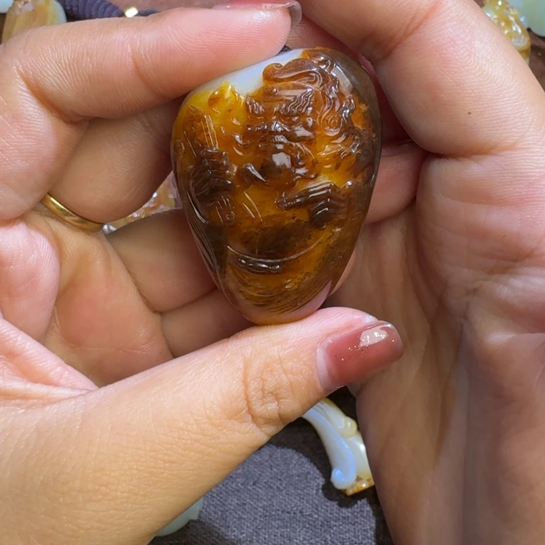 和田玉挂件未镶嵌用****6