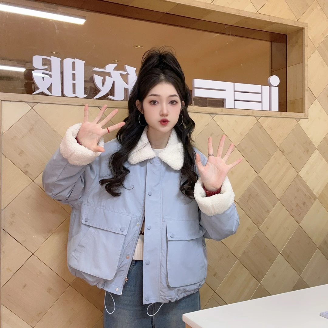 IEF/爱依服2025冬季新款美式休闲风时尚小众设计通勤百搭保暖外套