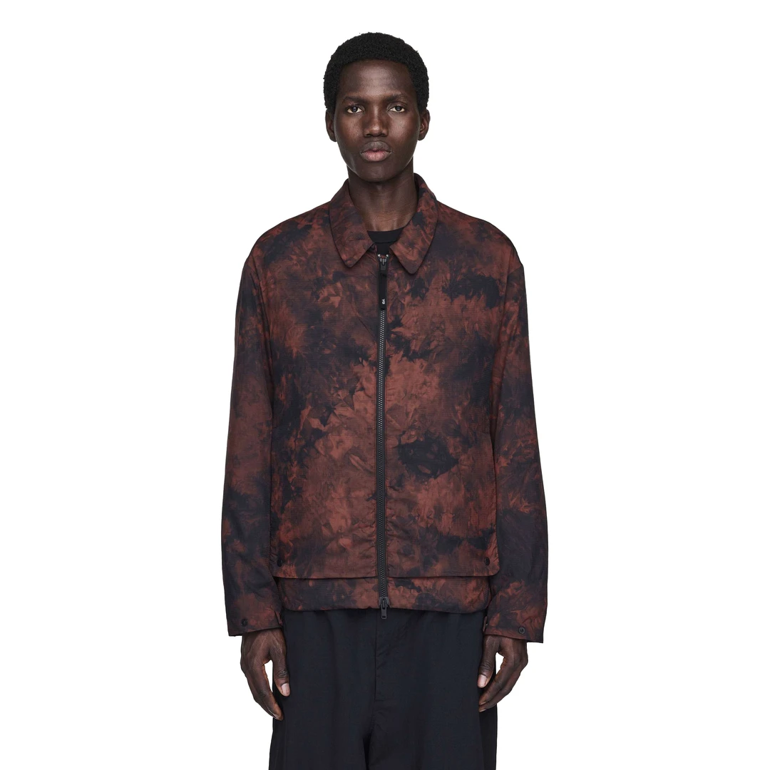 Y-3/Y-3(53-KA7489)枣红色时尚轻薄棉服夹克外套