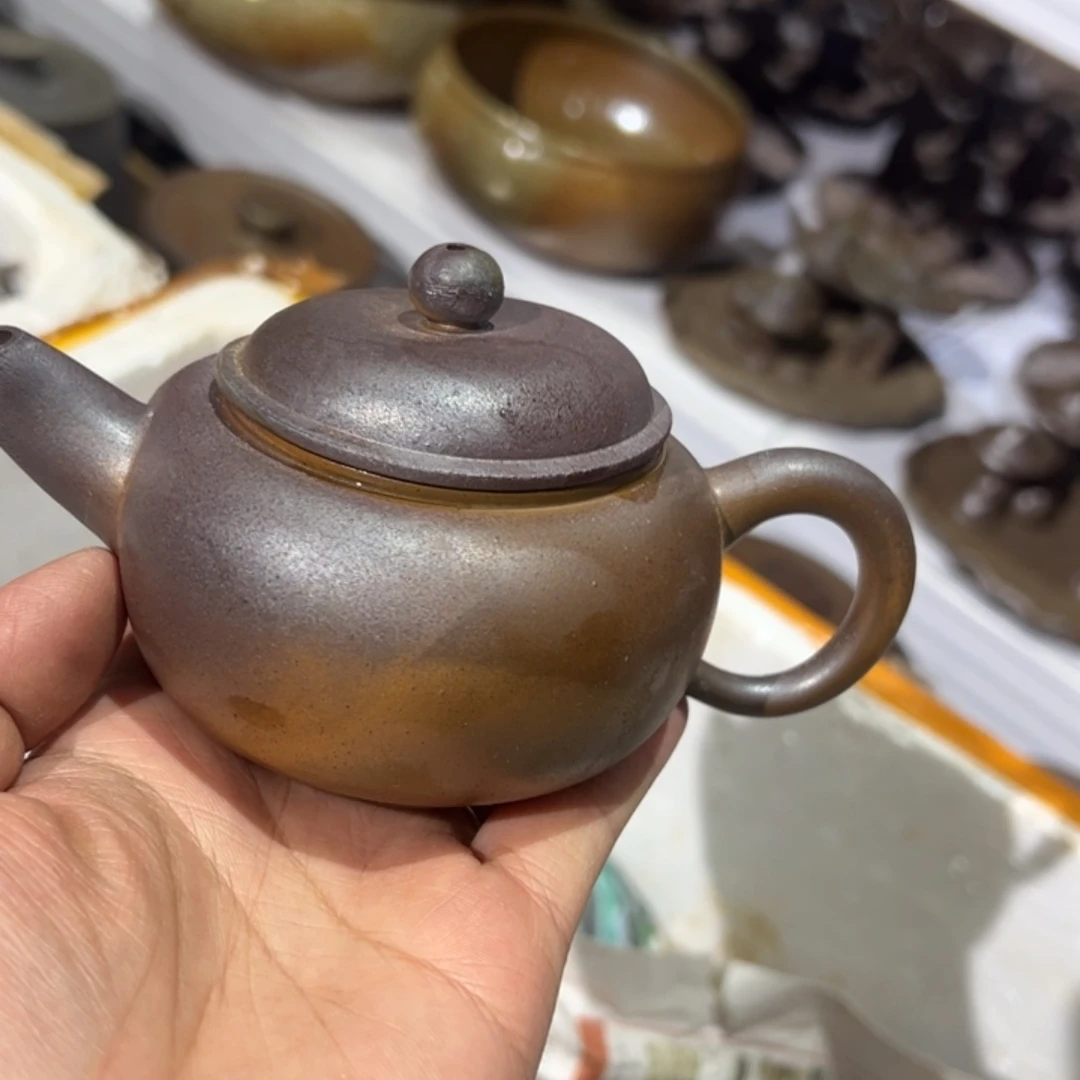 贵台龙窑柴烧茶壶151