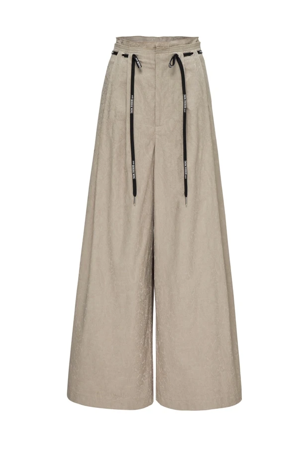 SAN STORE RODERIC WONG 装饰腰绳阔腿裤 25 早春