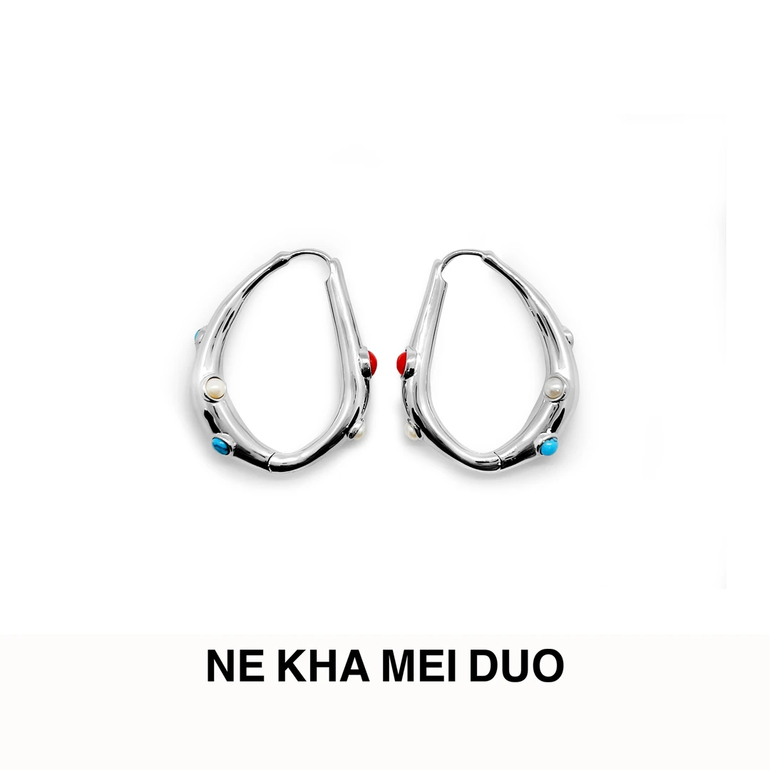 铜合金耳饰 NKMD尼卡梅朵｜原创设计轻奢异形水滴耳环