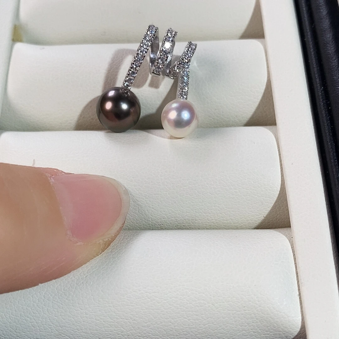 银S925镶嵌颈饰海水珍珠