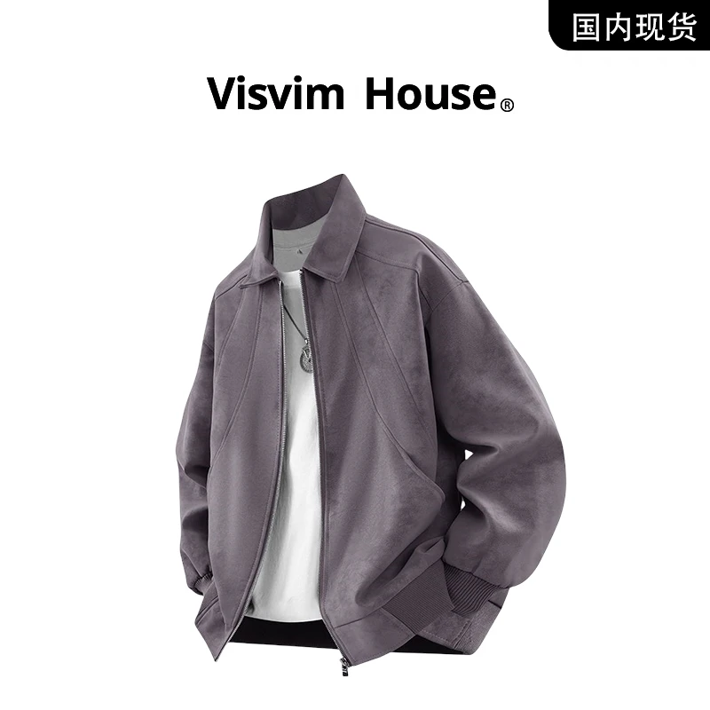 【品牌现货撤柜】VISVIM WINGS春秋新款底特律皮衣飞行夹克外套男士