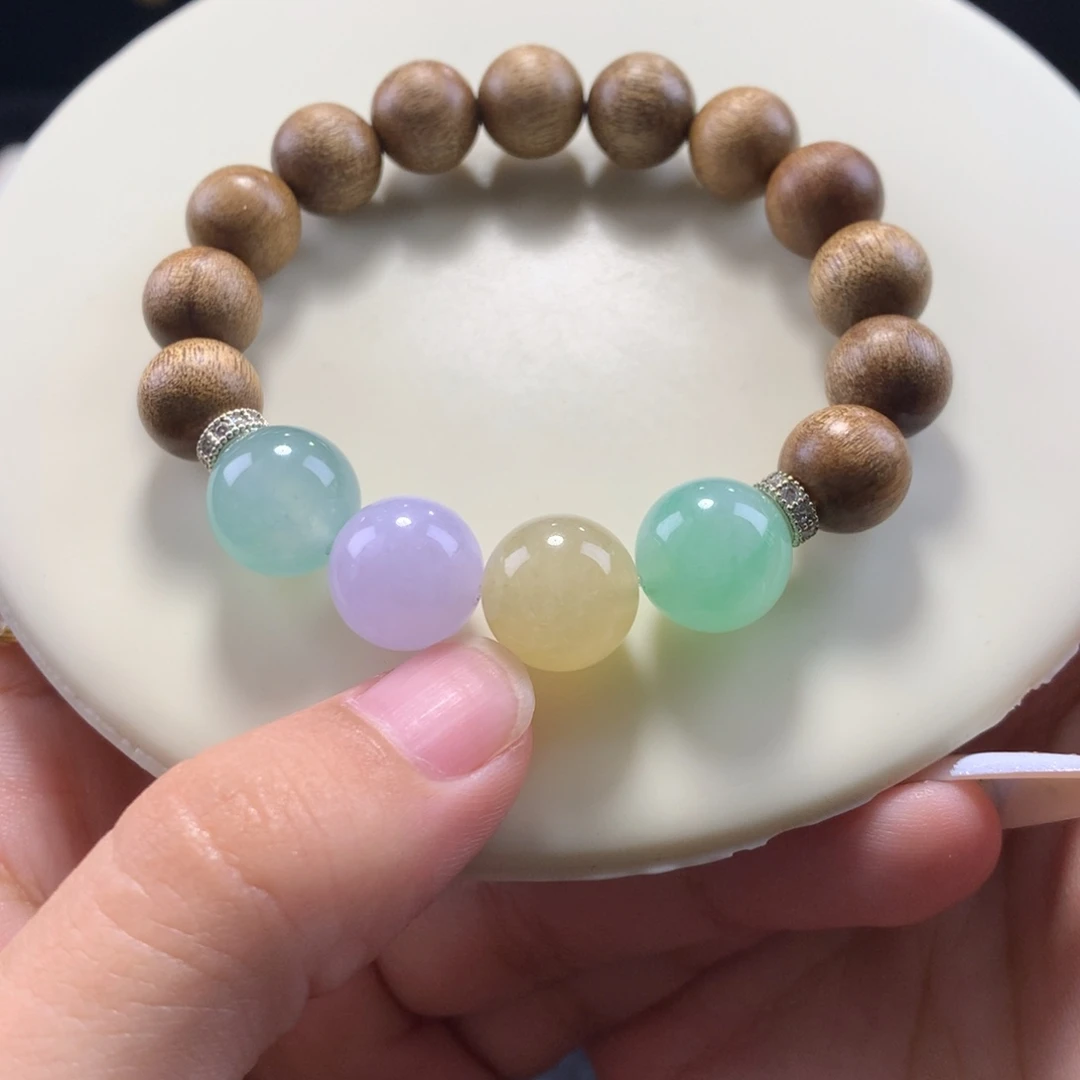 未镶嵌手串翡翠卡12春夏秋冬