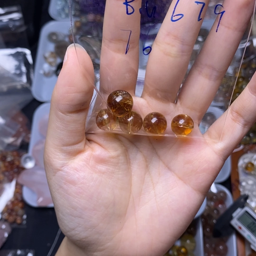 b***～未镶嵌手链水晶黄塔