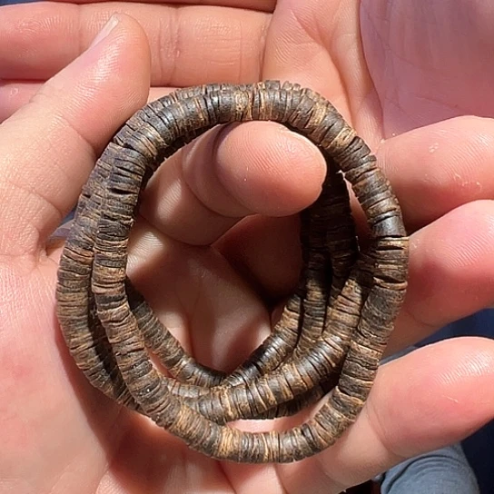 沉香手串白棋片珠沉水0.5多样性发货1条