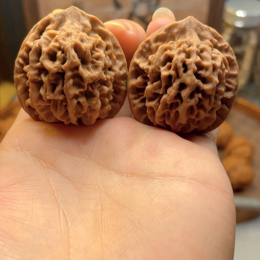 把件文玩核桃精品秦闷36尺全品无修