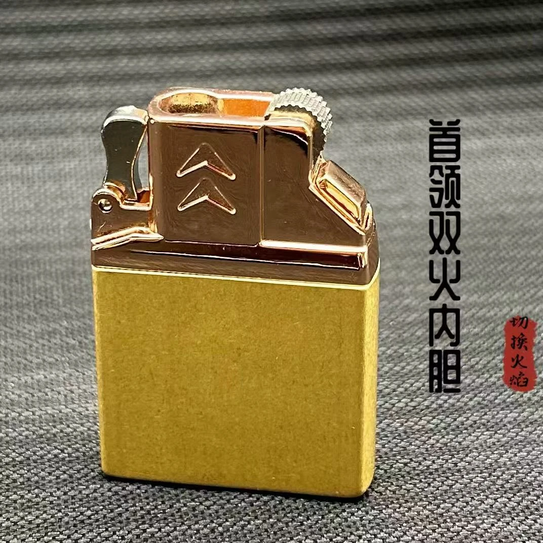 CHIEF/首领首领打火机气体内胆双火切换直冲蓝焰明火