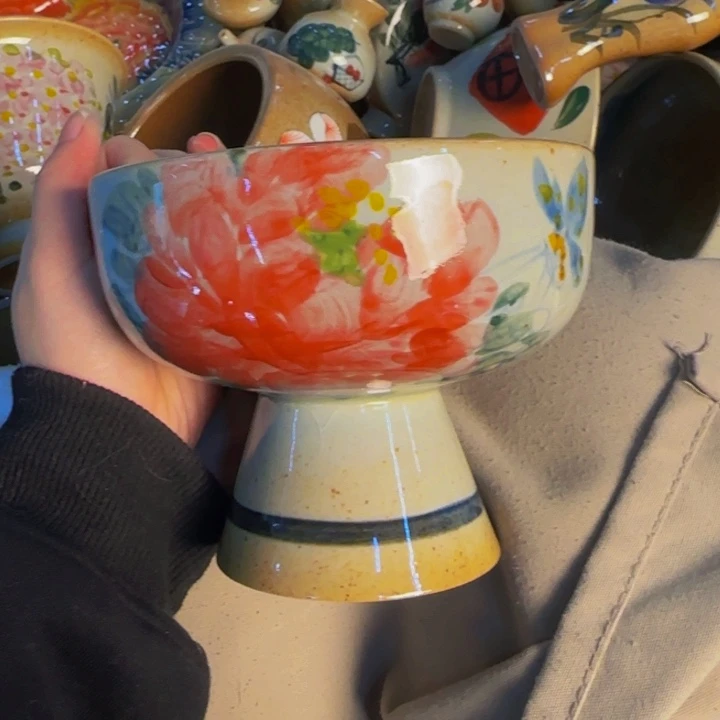 瓷片景德镇陶瓷手工手绘