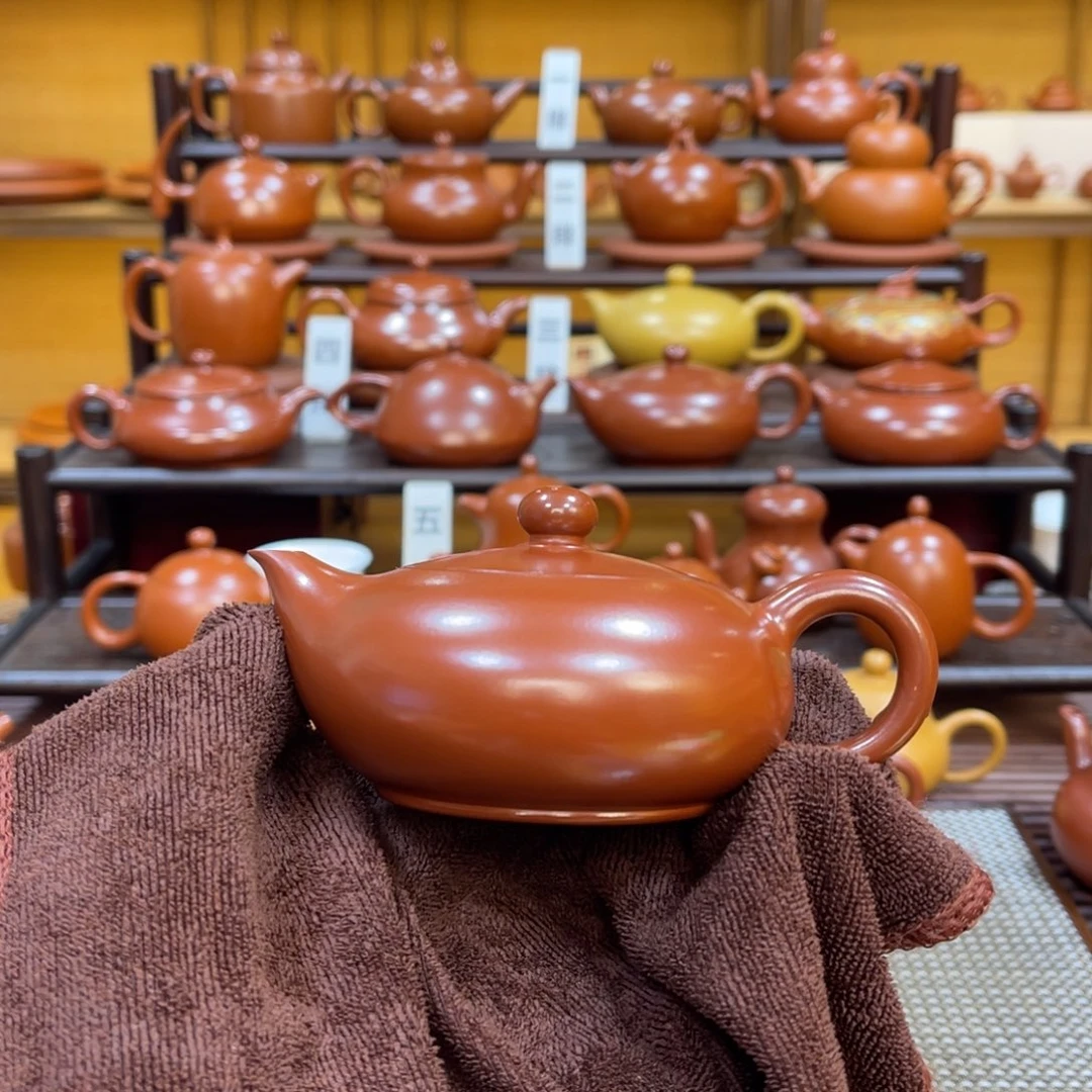 紫砂茶壶凤雏 红120-140cc