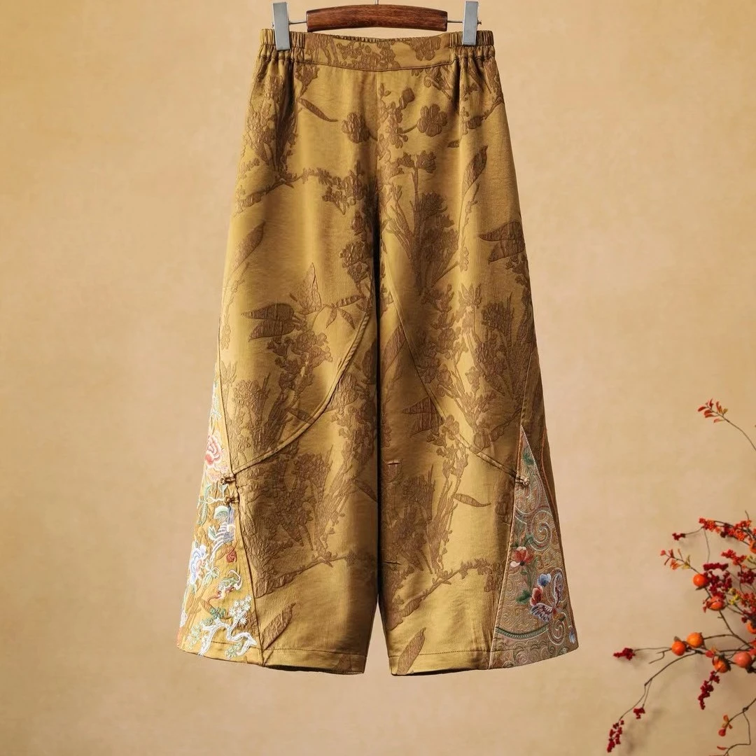 民族风刺绣裤子253309